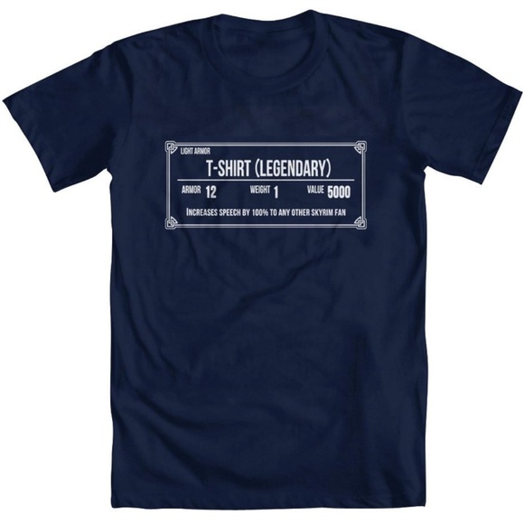 Legendary Item T-Shirt Men's T-Shirt Blue XX-Large NWOT - Picture 7 of 8